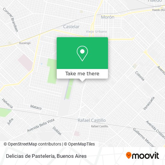 Delicias de Pastelería map