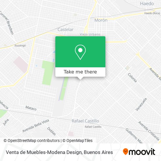 Mapa de Venta de Muebles-Modena Design