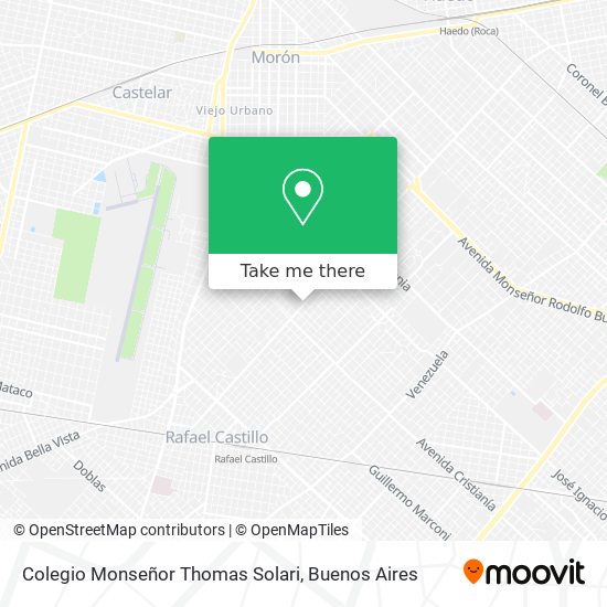 Colegio Monseñor Thomas Solari map