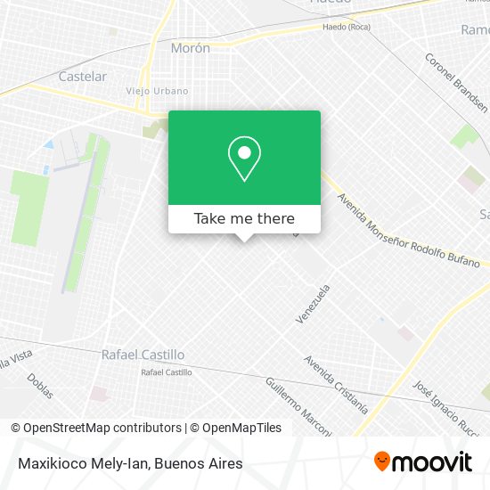 Maxikioco Mely-Ian map