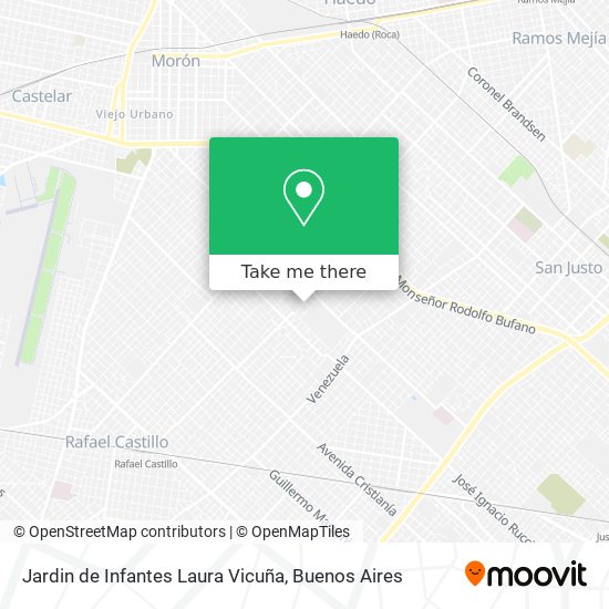 Jardin de Infantes Laura Vicuña map