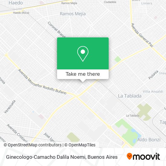 Mapa de Ginecologo-Camacho Dalila Noemi