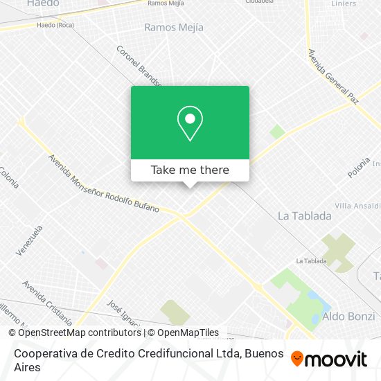 Cooperativa de Credito Credifuncional Ltda map