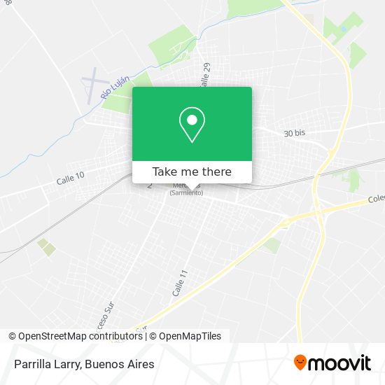 Parrilla Larry map