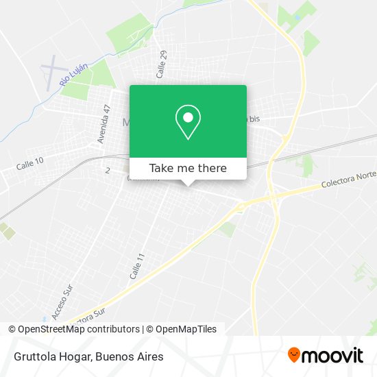 Mapa de Gruttola Hogar