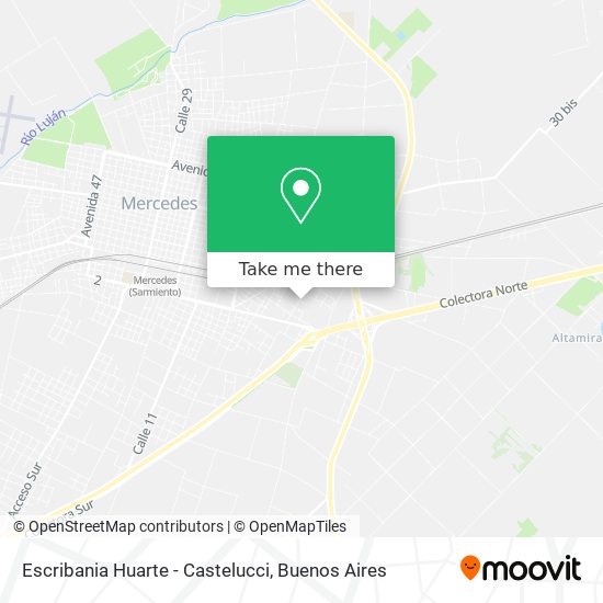 Escribania Huarte - Castelucci map
