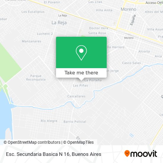 Mapa de Esc. Secundaria Basica N 16