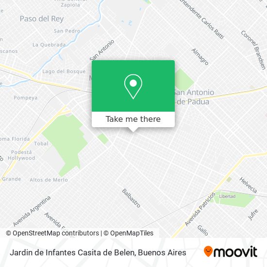 Jardin de Infantes Casita de Belen map