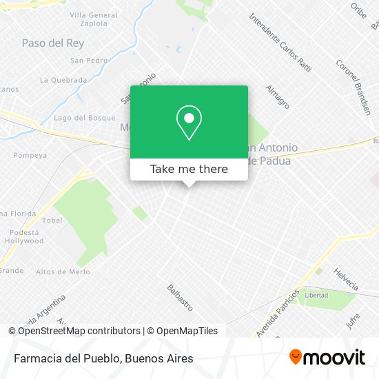 Farmacia del Pueblo map