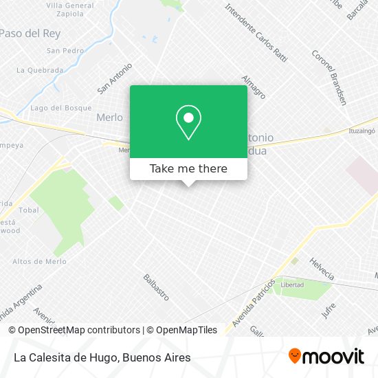 Mapa de La Calesita de Hugo
