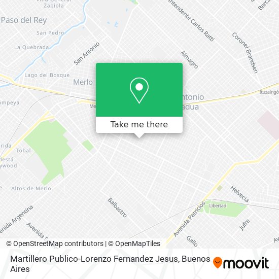 Martillero Publico-Lorenzo Fernandez Jesus map