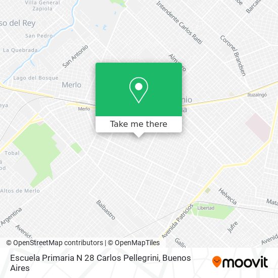 Escuela Primaria N 28 Carlos Pellegrini map