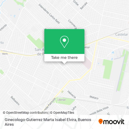 Ginecologo-Gutierrez Marta Isabel Elvira map
