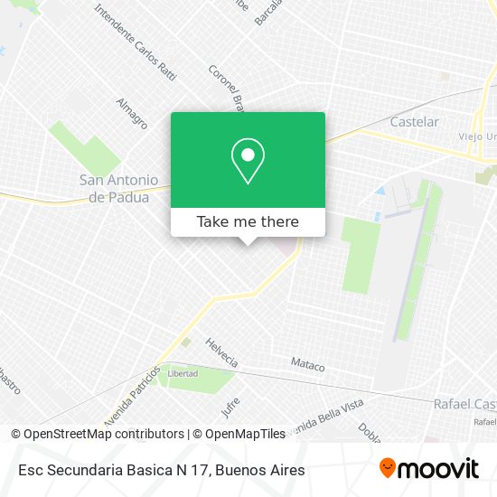 Mapa de Esc Secundaria Basica N 17