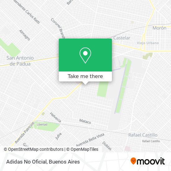 Adidas No Oficial map