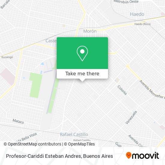 Profesor-Cariddi Esteban Andres map