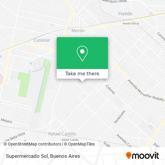 Mapa de Supermercado Sol