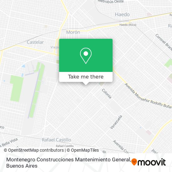 Montenegro Construcciones Mantenimiento General map