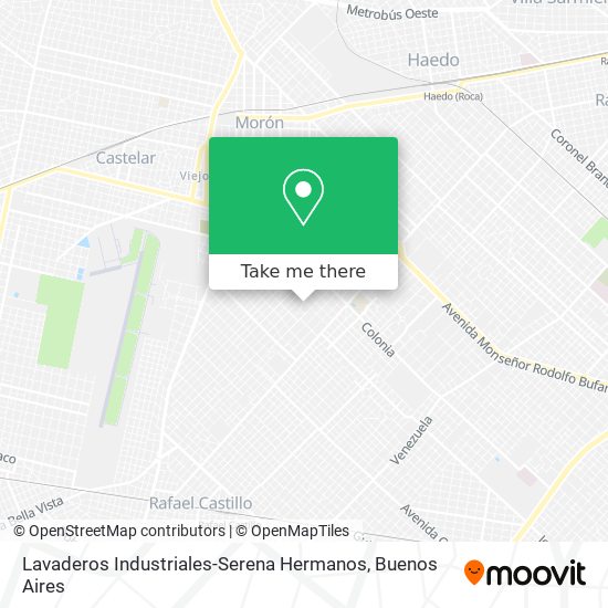 Mapa de Lavaderos Industriales-Serena Hermanos