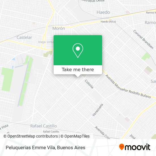 Mapa de Peluquerias Emme Vila