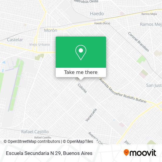 Escuela Secundaria N 29 map