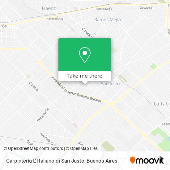 Carpintería L' Italiano di San Justo map