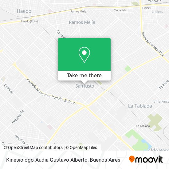 Kinesiologo-Audia Gustavo Alberto map