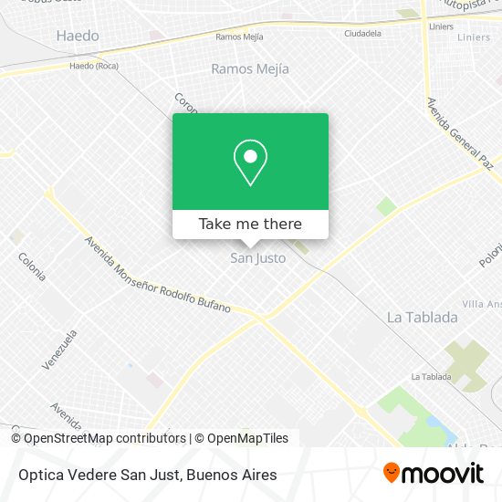 Optica Vedere San Just map
