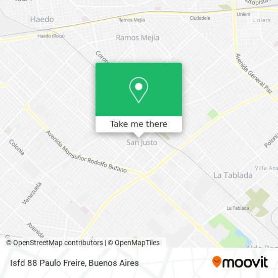 Isfd 88 Paulo Freire map
