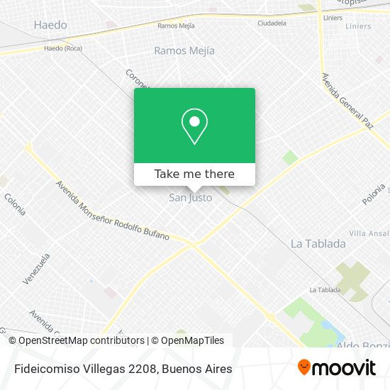 Fideicomiso Villegas 2208 map