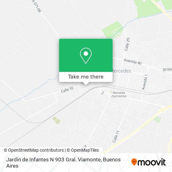 Mapa de Jardin de Infantes N 903 Gral. Viamonte