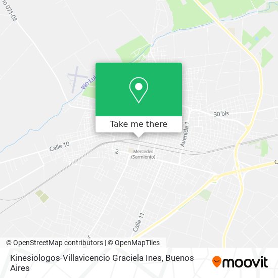 Mapa de Kinesiologos-Villavicencio Graciela Ines