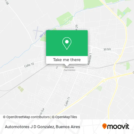 Automotores J D Gonzalez map