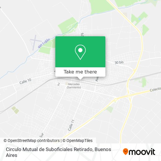 Circulo Mutual de Suboficiales Retirado map