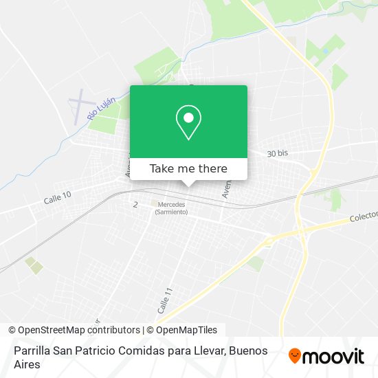 Parrilla San Patricio Comidas para Llevar map