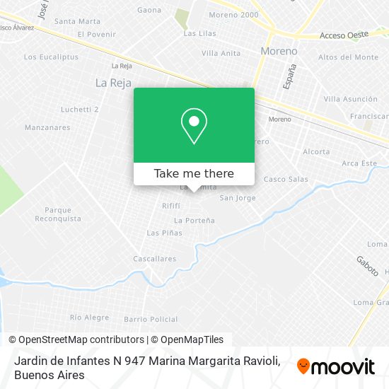 Mapa de Jardin de Infantes N 947 Marina Margarita Ravioli