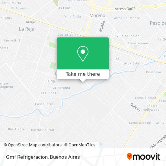 Gmf Refrigeracion map