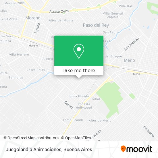 Juegolandia Animaciones map