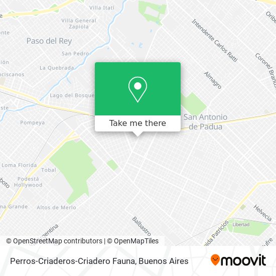 Perros-Criaderos-Criadero Fauna map