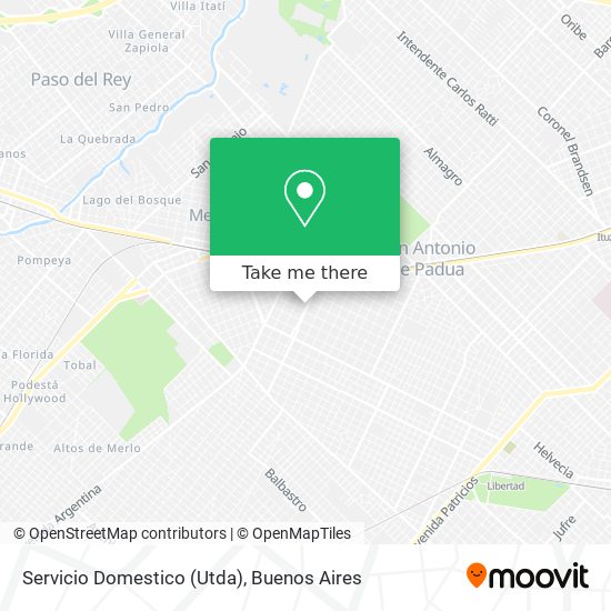 Servicio Domestico (Utda) map