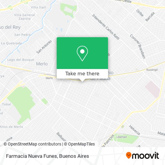 Farmacia Nueva Funes map
