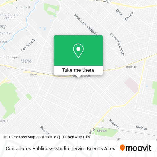 Mapa de Contadores Publicos-Estudio Cervini