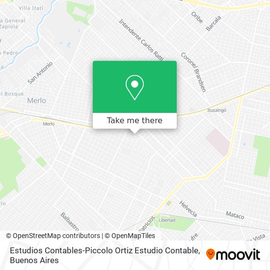 Estudios Contables-Piccolo Ortiz Estudio Contable map