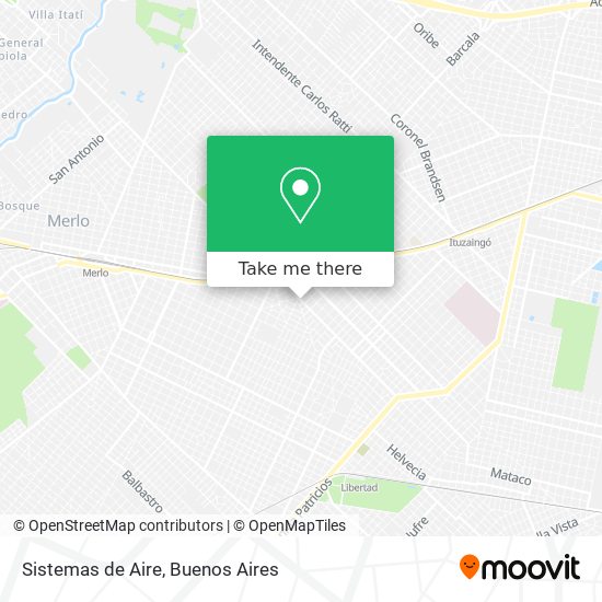 Sistemas de Aire map