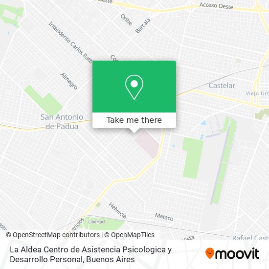 La Aldea Centro de Asistencia Psicologica y Desarrollo Personal map