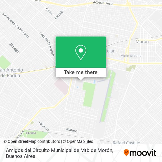 Amigos del Circuito Municipal de Mtb de Morón map