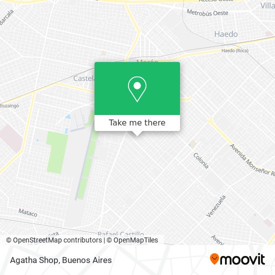 Mapa de Agatha Shop