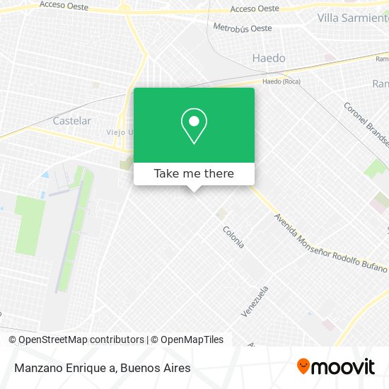 Mapa de Manzano Enrique a