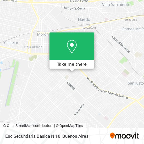 Esc Secundaria Basica N 18 map