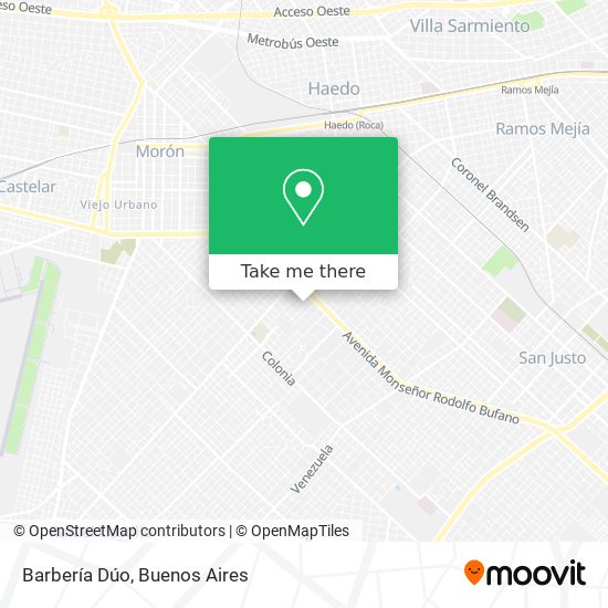 Barbería Dúo map